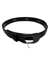 Ariat Boy's Longhorn Western Belt with Tooled Tabs
