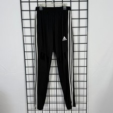 Adidas Claimcool Jogger Pants Womens S Small Black Athleisure Activewear Zipper