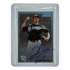 Jhan Marinez Prospects Autographs 2010 Bowman Chrome #BCP186