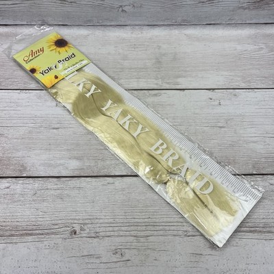 AMY COLLECTION Synthetic 24'' Silky YAKY Hair Braid #613 COLOR Blond Free Ship!
