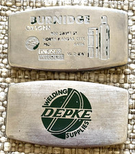 2 Zippo 2-Blade Pocket Tools Advertising Welding Supplies DEPKE/BURNDIGE