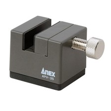 ANEX Miniature Vice 35mm APV-35 41x35x35mm Silver / Black Rubber ferrule NEW