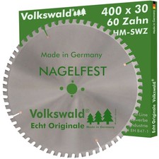 Volkswald&reg; HM-Kreiss&auml;geblatt SWZ 400 x 30 mm Z= 60 Nagelfest Super - Wechselzahn