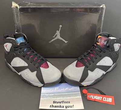 Air Jordan 7 Retro Bordeaux 2011 Nike Size 9.5 Shoe Sneaker Black Graphite