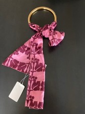 MARNI necklace scarf silk Pink gold accessory Ladies Woman's new unused