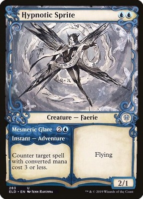NM - Hypnotic Sprite (Showcase) ELD - 283 Throne of Eldraine