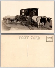 RPPC Connecticut CA Stagecoach Photo Postcard