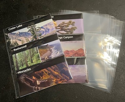 National Park and Monument Unigrid / Brochure 3 Horizontal Sleeves - Pack Of 10