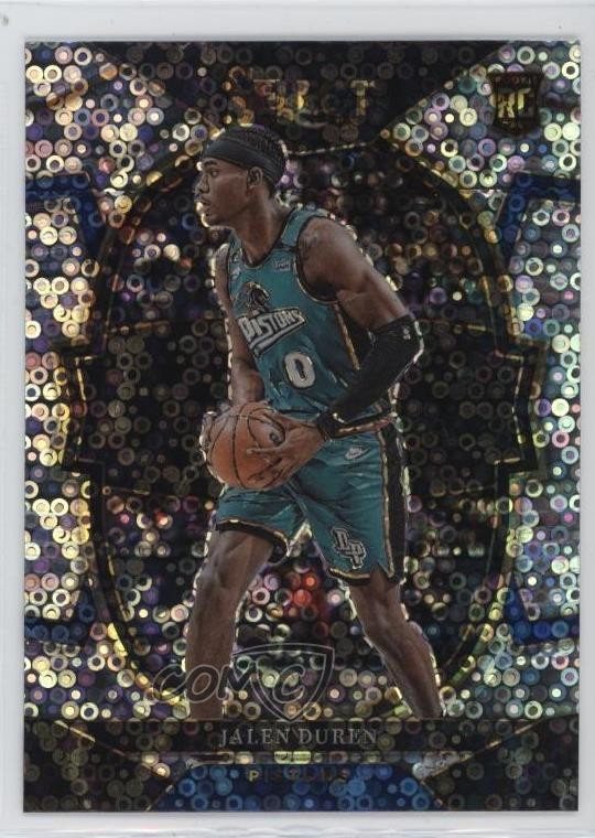 2022-23 Panini Select Concourse Disco Prizm Jalen Duren #98 Rookie RC