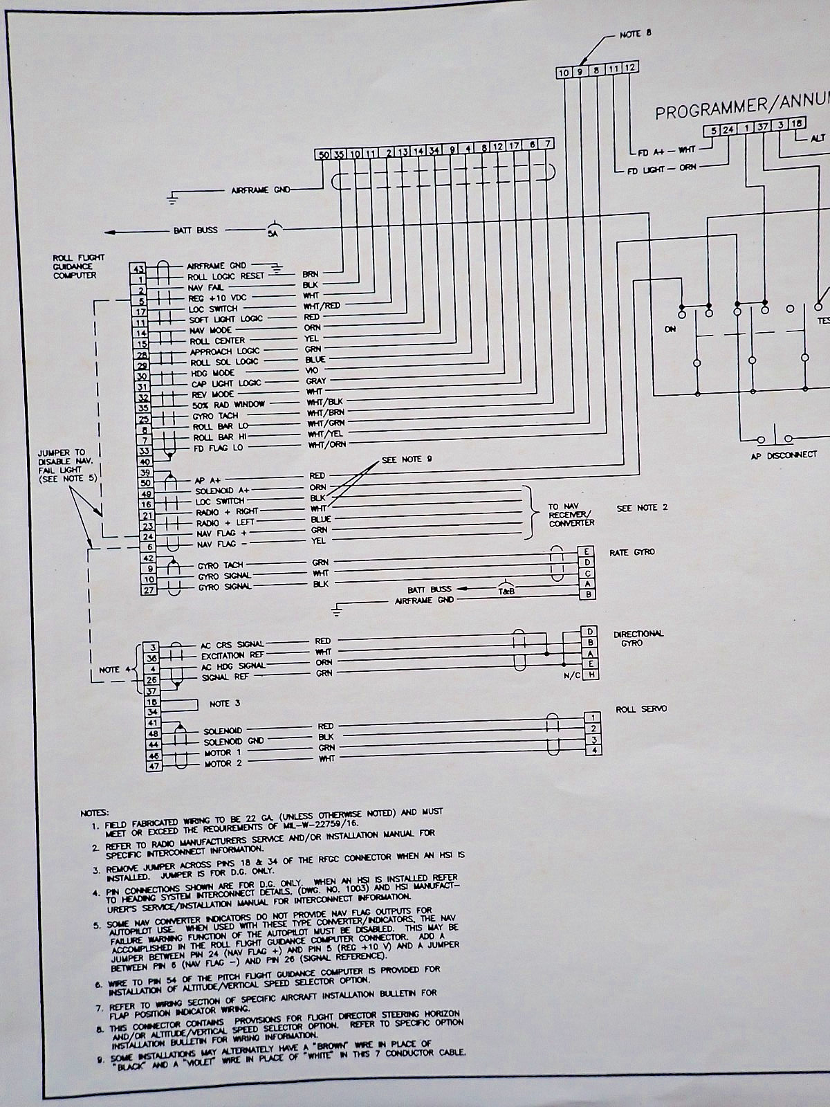S-Tec 60 Beech Bonanza 2-Axis Autopilot ST-014 Installation Manual + Schematics