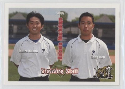 2006 Grandstand Batavia Muckdogs Ichiro Kitano Dong Lien (Training Staff) 0l1