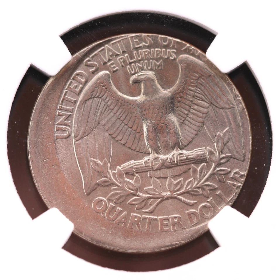 1996-P 25C Washington Quarter Dollar NGC MS 64 Struck 10% Off Center - Image 2 of 4