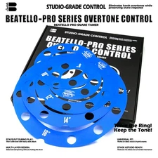 Beatello 5pcs Tone Control Rings Drumhead Mute Pack 8''/10''/12''/14''/16''-Blue
