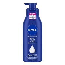 NIVEA Nourishing Body Milk Lotion 75ml intensive Moisture Very Dry Skin Almond