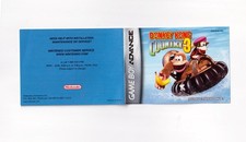 Donkey Kong Country 3 - Authentic GBA Manual Instruction Booklet Game Boy