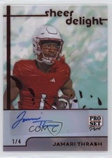 2024 Leaf Pro Set Pure Crystal Red Spectrum 1/4 Jamari Thrash #SD-JT1 Auto 0nr3