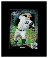 2017 Bowman Chrome Mini Prospects Black Shimmer Refractor BCP9 Beau Burrows /100