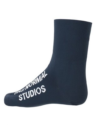 PAS NORMAL STUDIOS Logo Pre-Cut Oversocks Navy Neu mit Etikett Größe L 44-47