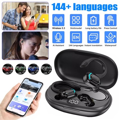 Translator Earbuds 144Sprachübersetzer Bluetooth Real Time Translation Kopfhörer