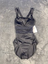 Nike One Piece Black Swimsuit with Mesh Panels Womens size Small NWT