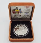 1987 Walt Disney Snow White 50th Anniversary 1oz Silver Proof the Prince COA