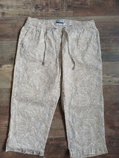 7/8 Damenhose Gr.38 von Raphaela by Brax Beige Bedruckt Neuwertig