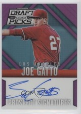 2014 Prizm Perennial Draft Picks Prospect Signatures Purple Joe Gatto Auto gd1