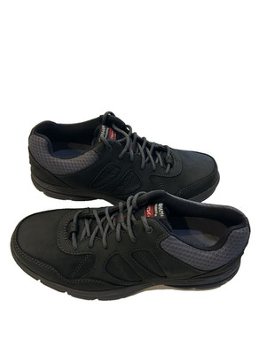 DUNHAM, REVSHARP OXFORD, MENS, BLACK/ NUBUCK, US SIZE 8 (D) EURO 41.5, NEW
