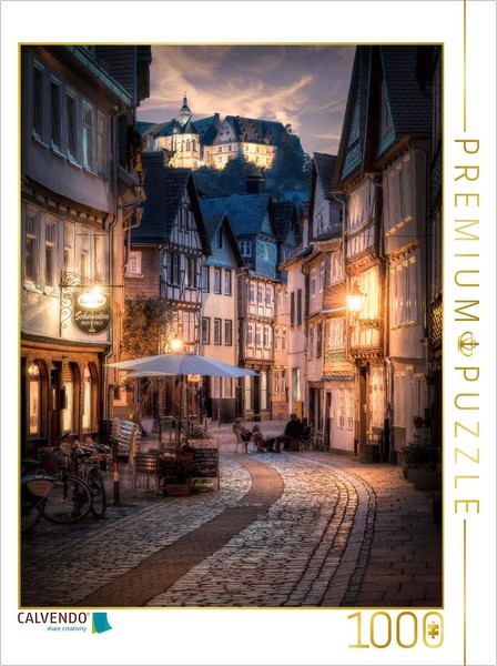 Calvendo Puzzle Weidenhausen In The Evening. | 1000 Pieces, Finished Size 25.2 ×-image
