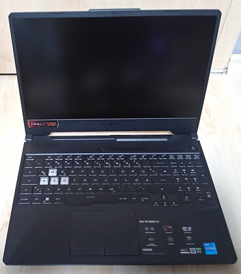 ASUS TUF Gaming F15 15,6'' i5 RTX 3050 schwarz HDMI beleuchtete Tastatur Wi Fi