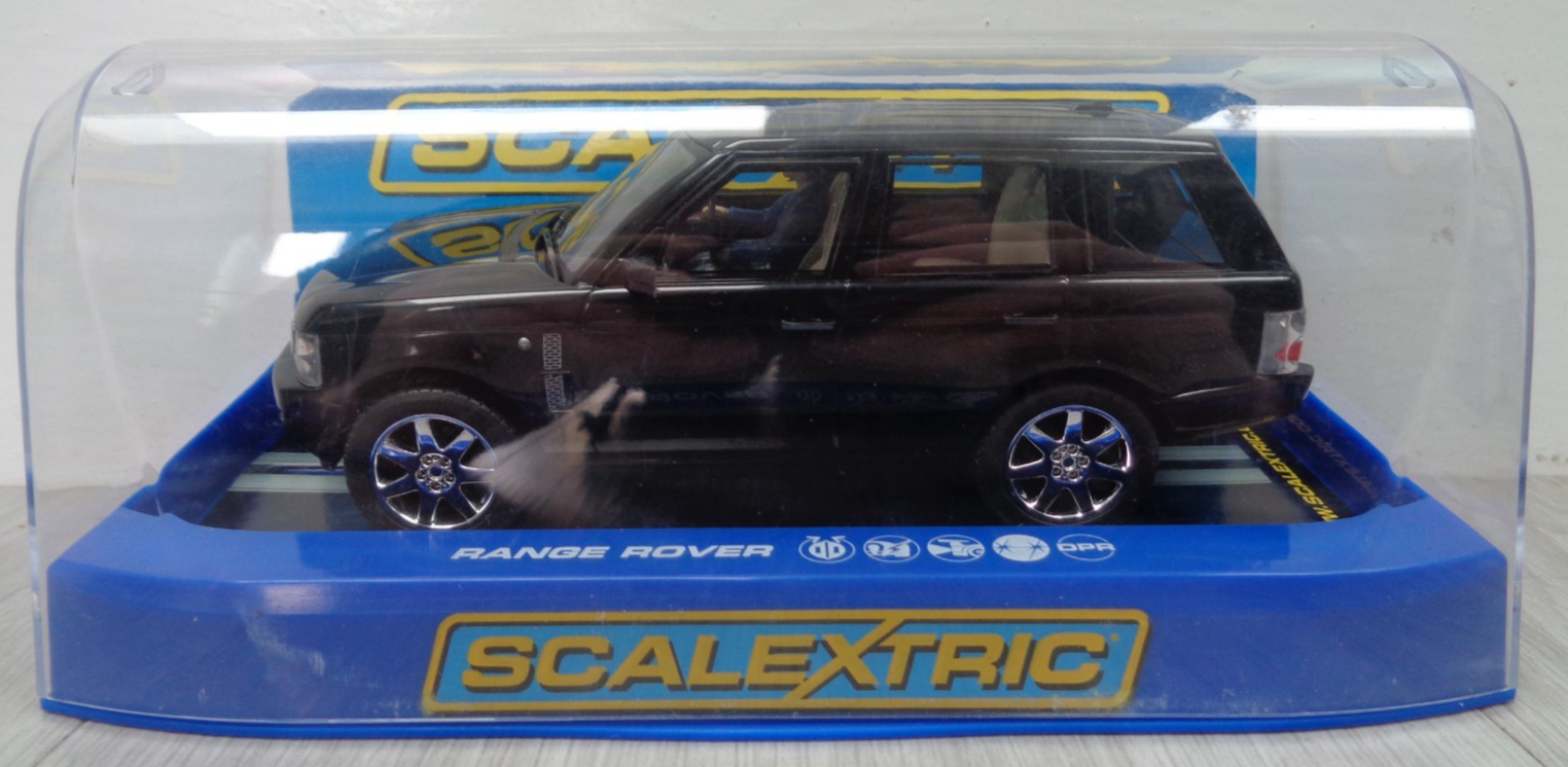 Scalextric DPR Car Range Rover Black C2878 1:32 BOXED LED Lights NEW