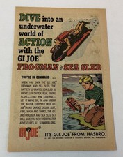 1967 GI JOE ad page  FROGMAN AND SEA SLED
