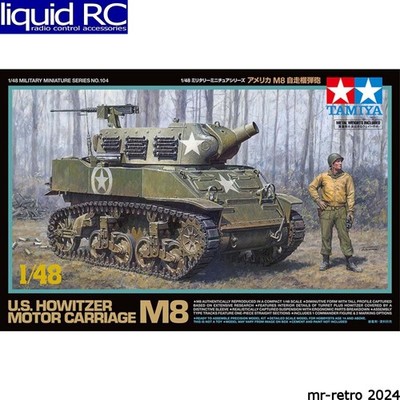 Tamiya USA TAM32604 1/48 U.S. Howitzer Motor Carriage M8 Plastic Model Kit
