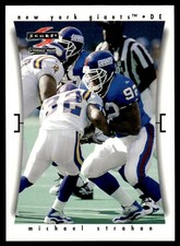 1997 SCORE FOOTBALL CARD MICHAEL STRAHAN #241 NEW YORK GIANTS 6669