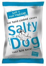 Salty Dog Crisps Salt & Vinegar | Full Case 24x40g