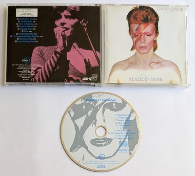 DAVID BOWIE Aladdin Sane CD 1990 Rykodisc SOUND + VISION Panic In Detroit OOP