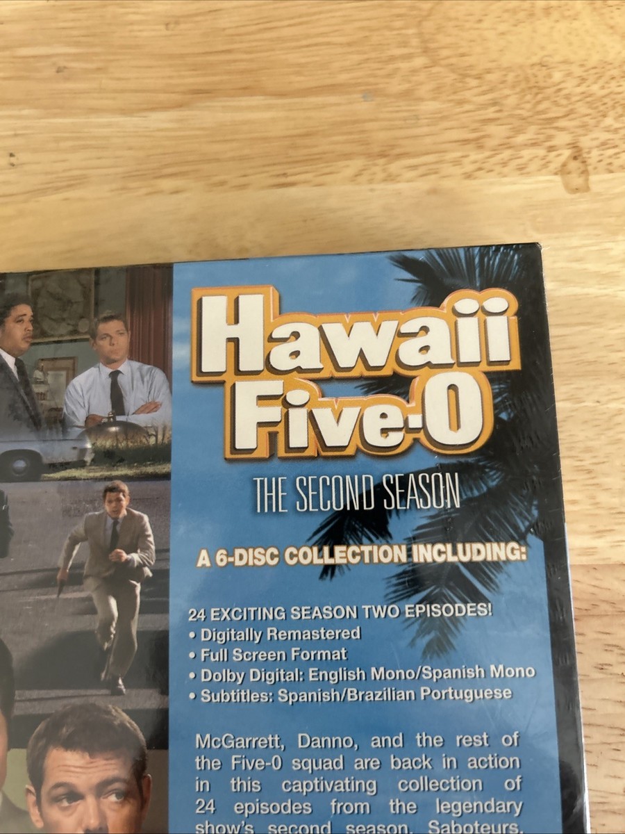 Hawaii Five-O: The Second Season 2 (DVD, 1969) NEW Authentic US