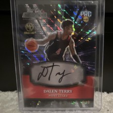 Wild Card Alumination Dalen Terry Rookie Autograph ABC-A Serial /49 Basketball