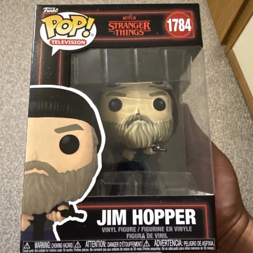 FUNKO POP Jim Hopper Vinyl Figure Netflix Stranger Things Ages 3+ 1784