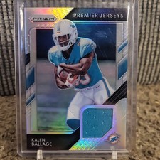 Kalen Ballage Panini Prizm Premier Jerseys #PP-34 Miami Dolphins Football 2018