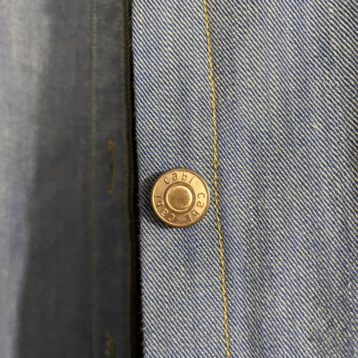 Cabi  Denim Coppertone  Western Country Style  Stitch Shirt View 5