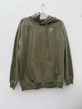Green Gymshark Hoodie Preloved medium