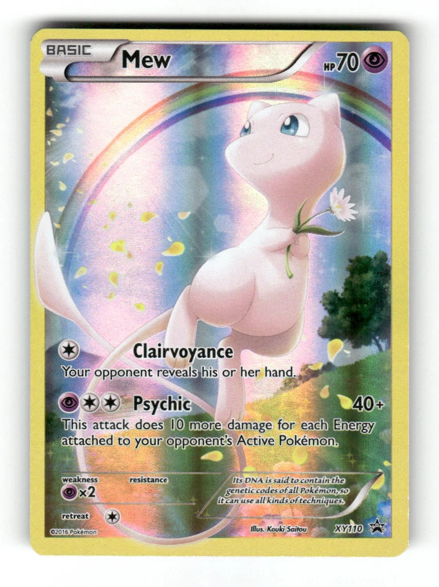 Mew XY110 Holo Promo XY Promo Pokemon Near Mint