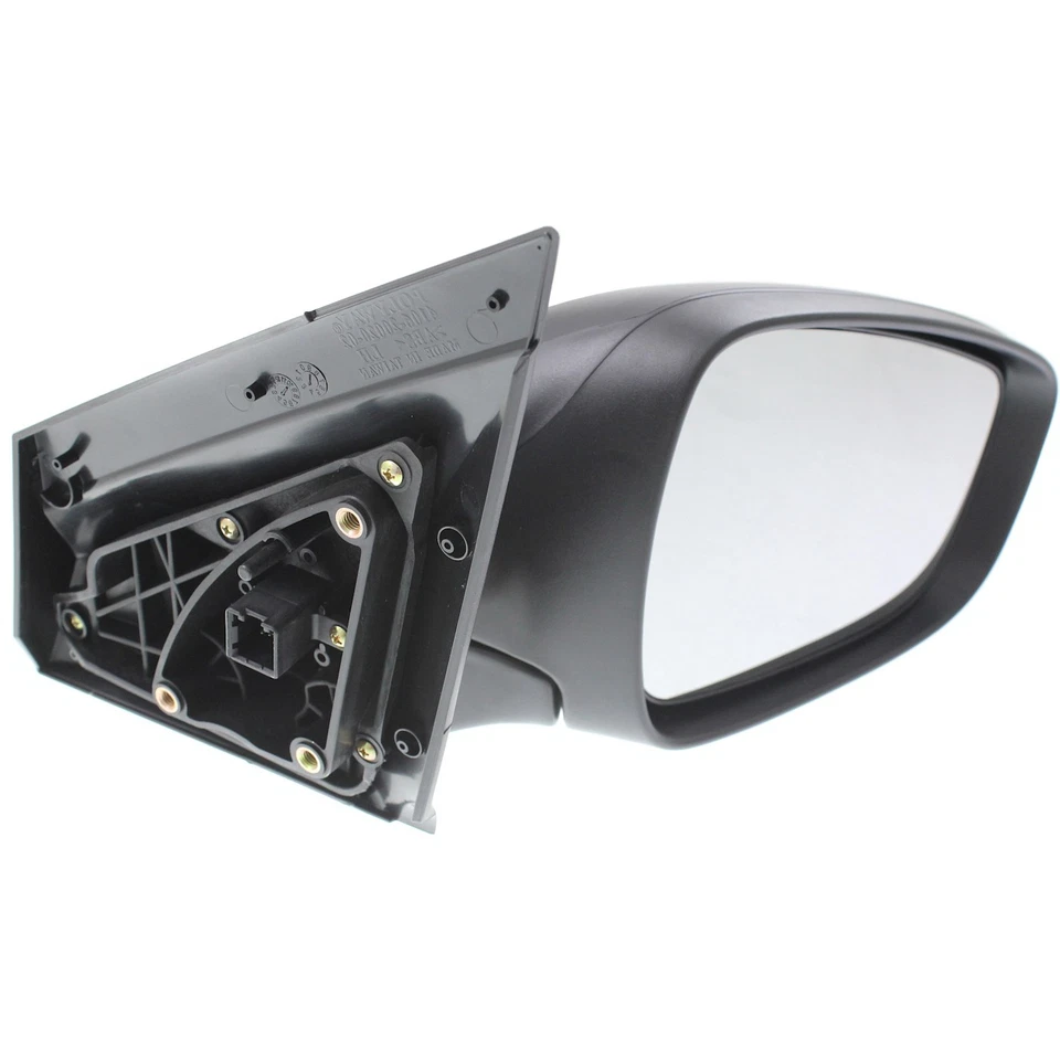 Par plegable negro texturizado espejo retrovisor eléctrico para Hyundai Accent 2012-2014 Foto 4 de 4