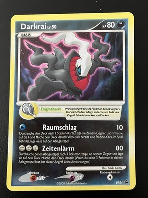 Pokemon Darkrai LV.50 Black Star   PROMO DP24 HOLO Deutsch Near Mint