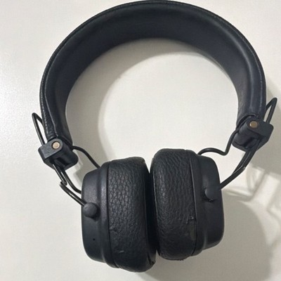 Marshall Major III Bluetooth Wireless Headband Ear-Pad Headphones Black