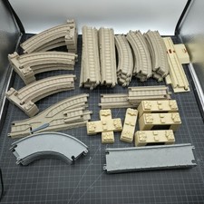 Thomas Friends Trackmaster Motorized Tan Train Tracks Switches Lot Of 50
