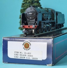 BACHMANN 31-403 LORD NELSON CLASS LORD ANSON BR GREEN 30861 BOXED EXCELLENT