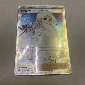 Pokémon TCG Melony Full Art Holo Card 195/198 Sword & Shield Chilling Reign NM