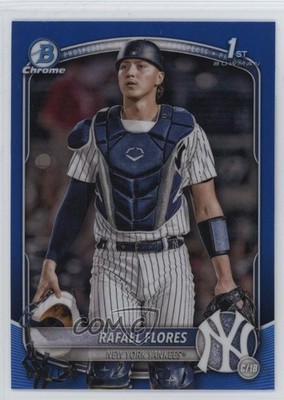2025 Bowman Chrome Prospects Blue Refractor 70/150 Rafael Flores #BCP-34 11s9